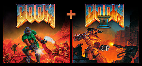 DOOM + DOOM II official Steam artwork
