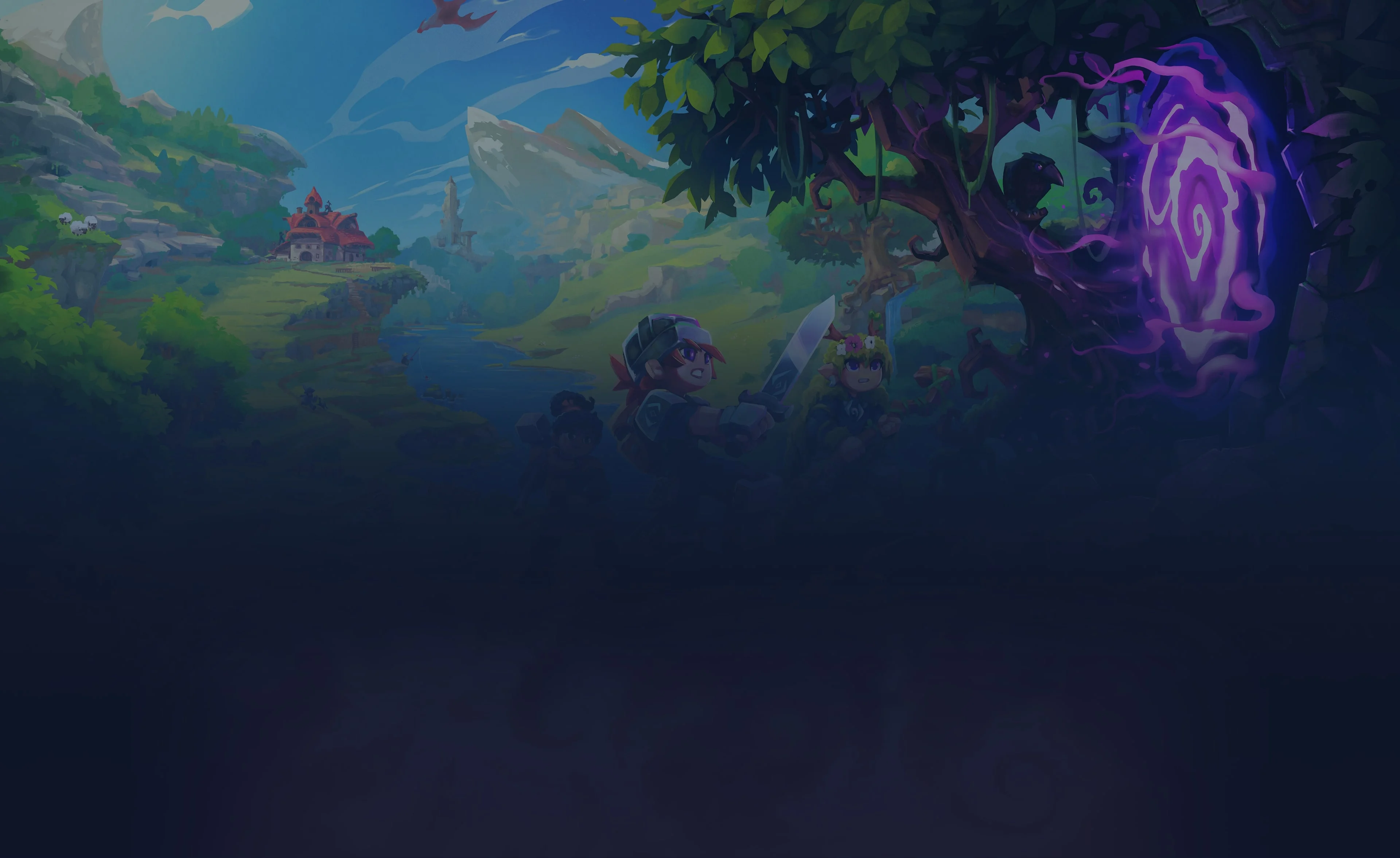 Hytale official landscape artwork